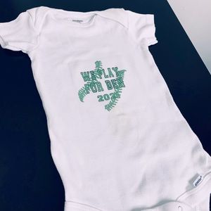 Custom onesies/t-shirts.